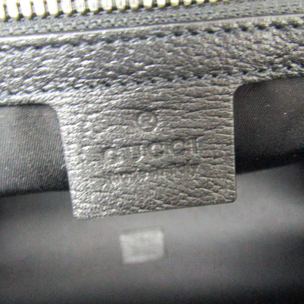 GUCCI Black Leather Shoulder Bag - Picture 9 of 13